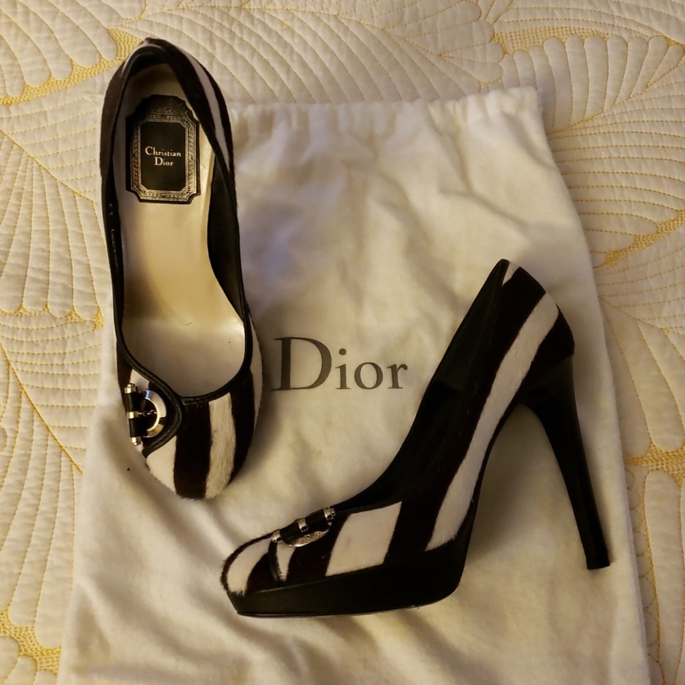 Christian Dior Claf Hair Pumps
